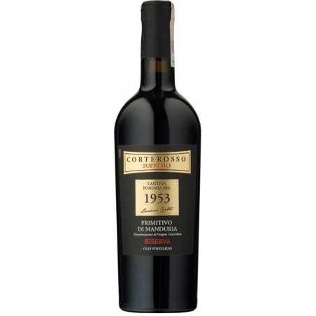 Conte Di Campiano Corterosso Supremo Primitivo di Manduria Riserva
