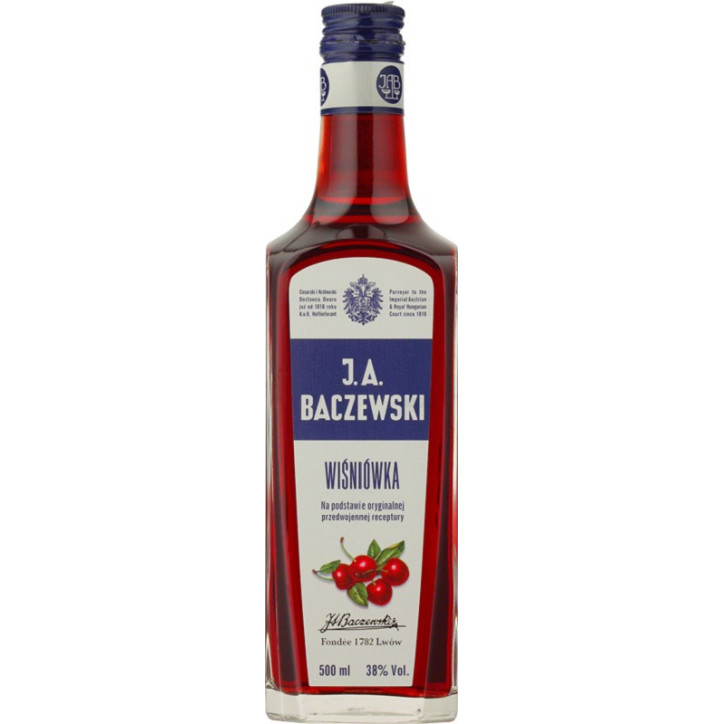 Wódka smakowa J.A. Baczewski Wiśniówka Wódka smakowa J.A. Baczewski Wiśniówka