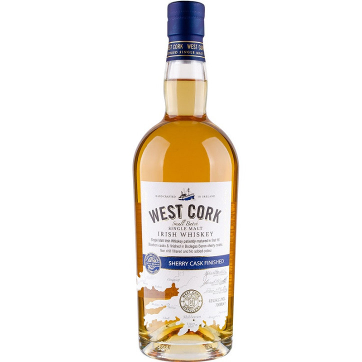 West Cork Sherry Cask Malt Whiskey Irish West Cork Sherry Cask Malt Whiskey Irish