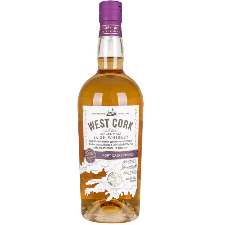 West Cork Port Cask Malt Whiskey Irish West Cork Port Cask Malt Whiskey Irish