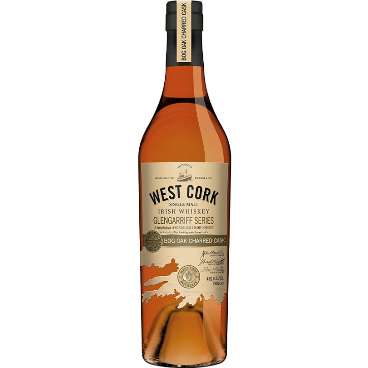 West Cork Glengarriff Bog Oak Charred Cask Whiskey Irish West Cork Glengarriff Bog Oak Charred Cask Whiskey Irish
