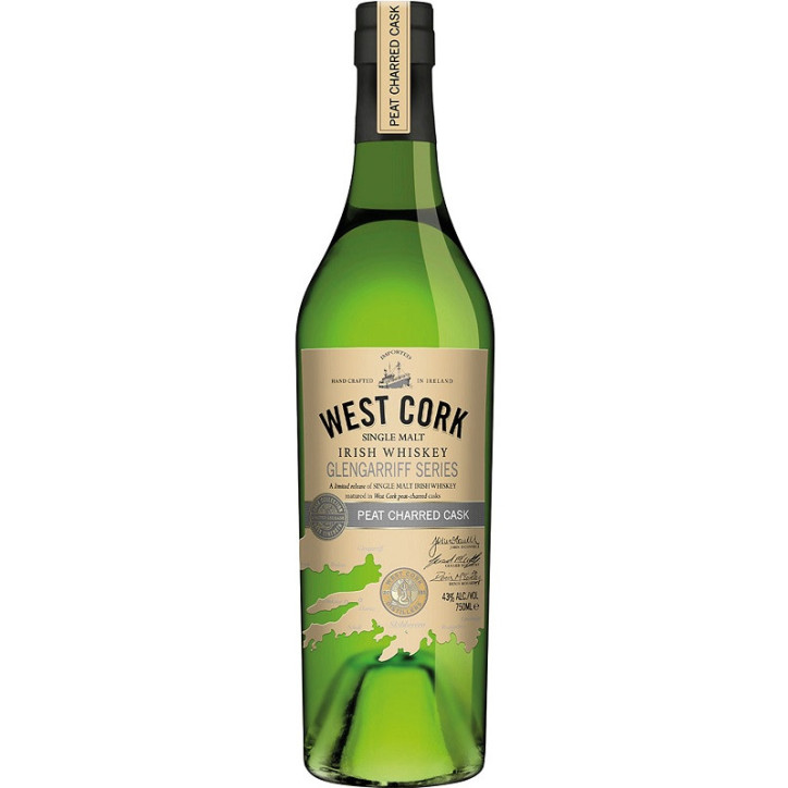 West Cork Glengarriff Peat Charred Cask Whiskey Irish West Cork Glengarriff Peat Charred Cask Whiskey Irish