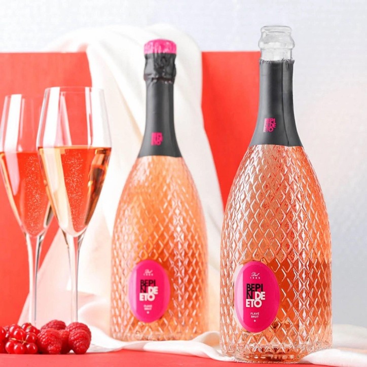 Bepin de Eto Flave Prosecco Spumante Brut Rosato Bepin de Eto Flave Prosecco Spumante Brut Rosato