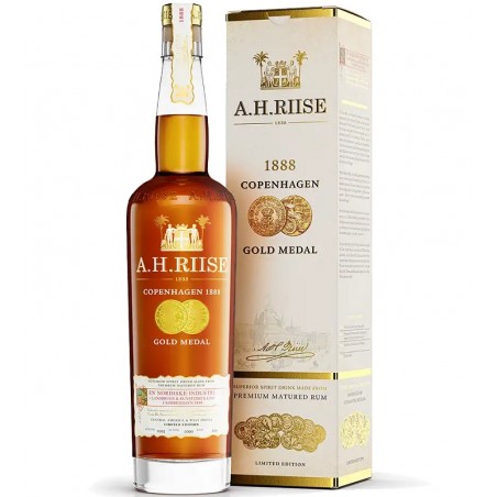 A.H. RIISE 1888 Copenhagen Gold Medal Rum Wyspy Dziewicze (USA)