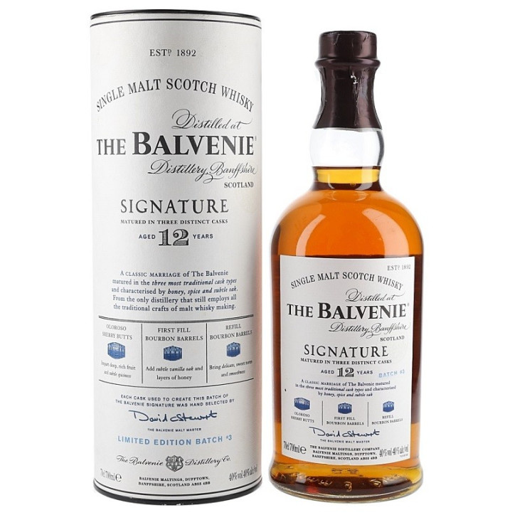 Whisky The Balvenie 12 Year Old Signature Whisky The Balvenie 12 Year Old Signature
