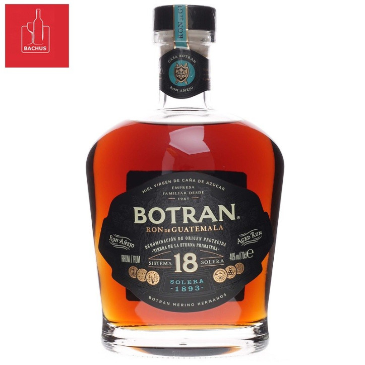 Botran Solera 18 Year Old Anejo Rum 0,7L Botran Solera 18 Year Old Anejo Rum 0,7L