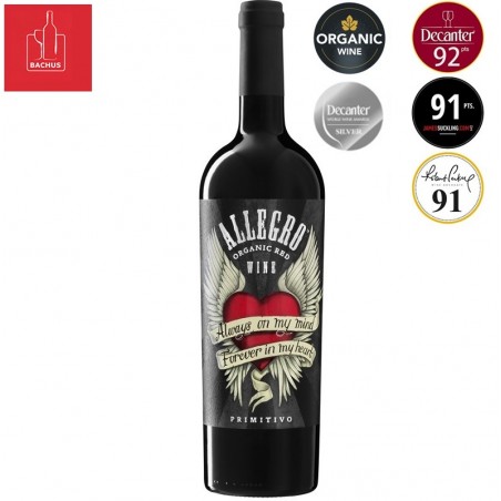 Allegro Primitivo Organic Red Wine Mare