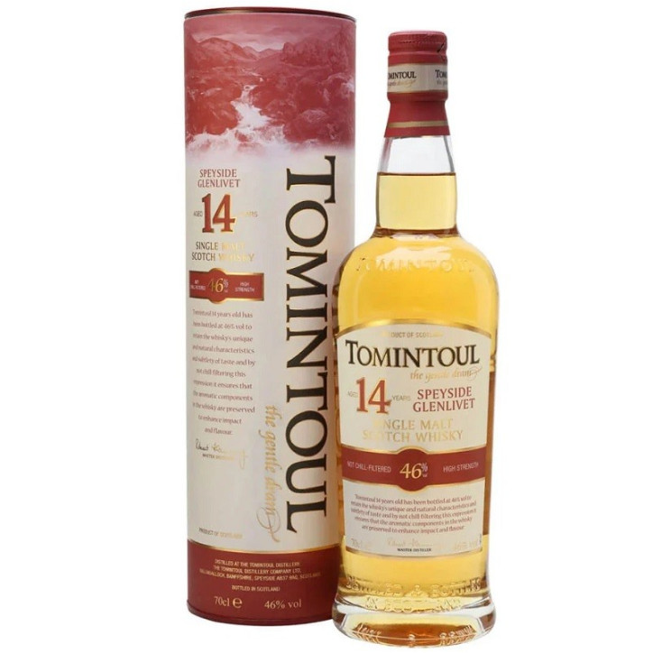 Tomintoul 14 Years Old Speyside Glenlivet Single Malt Tomintoul 14 Years Old Speyside Glenlivet Single Malt