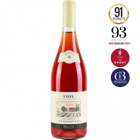 Tavel Les Eglantiers Rose Chateauneuf du Pape