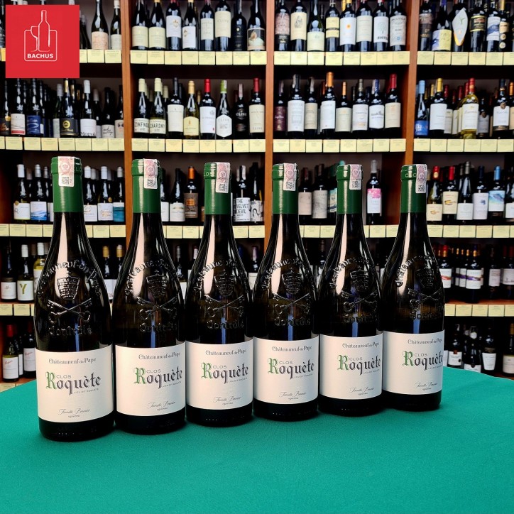 Domaine La Roquete Clos la Roquete Blanc Chateauneuf-du-Pape AOC Domaine La Roquete Clos la Roquete Blanc Chateauneuf-du-Pape AOC