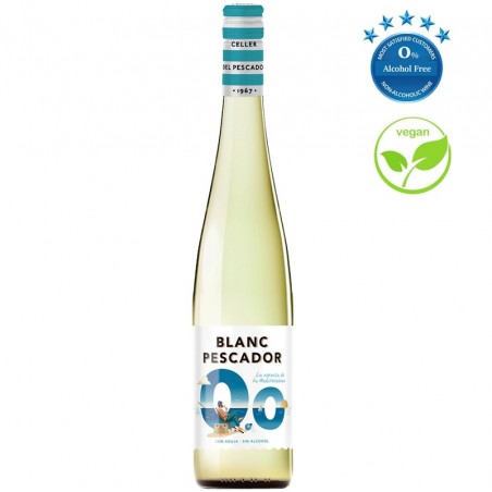Frizzante Pescador Blanc 0% Bez Alkoholowe Białe