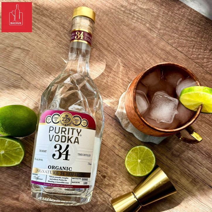 Purity Vodka Super 34 Premium Organic Vodka Purity Vodka Super 34 Premium Organic Vodka
