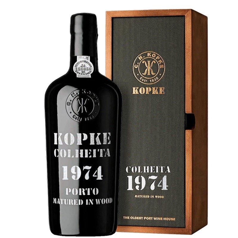 Porto Kopke Colheita Port 1974 In Wooden
