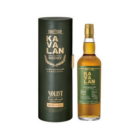 Kavalan Single Malt Whisky Ex Bourbon Cask Solist Strength Single Malt 58,6% Vol. 700 ml