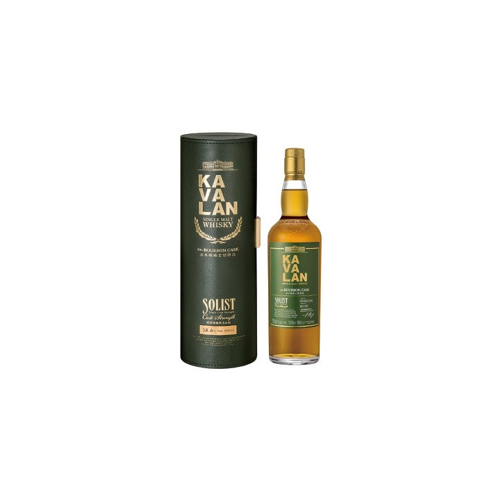 Kavalan Single Malt Whisky Ex Bourbon Cask Solist Strength Single Malt 58,6% Vol. 700 ml Kavalan Single Malt Whisky Ex Bourbon Cask Solist Strength Single Malt 58,6% Vol. 700 ml