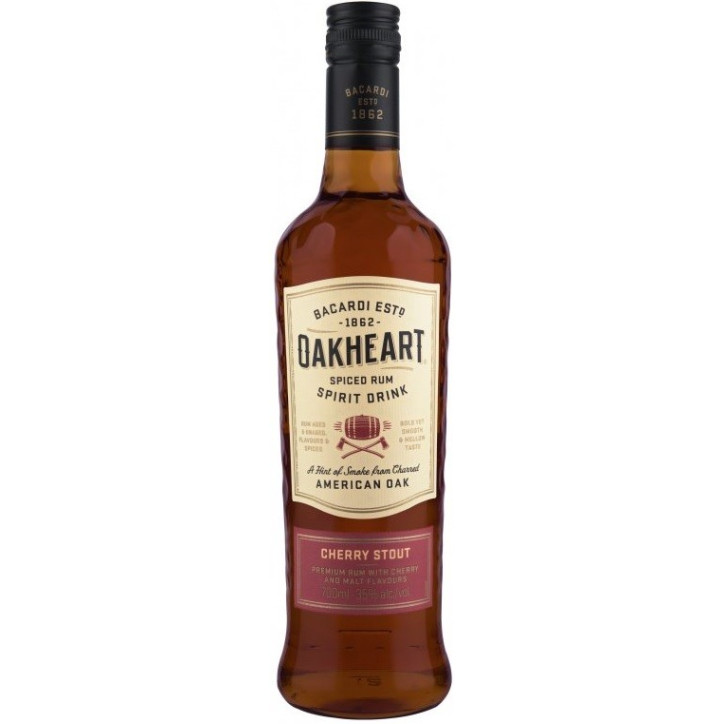 Bacardi Rum Oakheart Cherry Stout Bacardi Rum Oakheart Cherry Stout