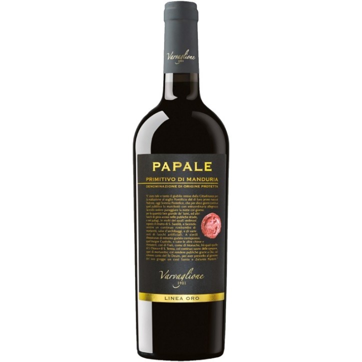 Papale Primitivo di Manduria Varvaglione LINEA ORO Gold Papale Primitivo di Manduria Varvaglione LINEA ORO Gold