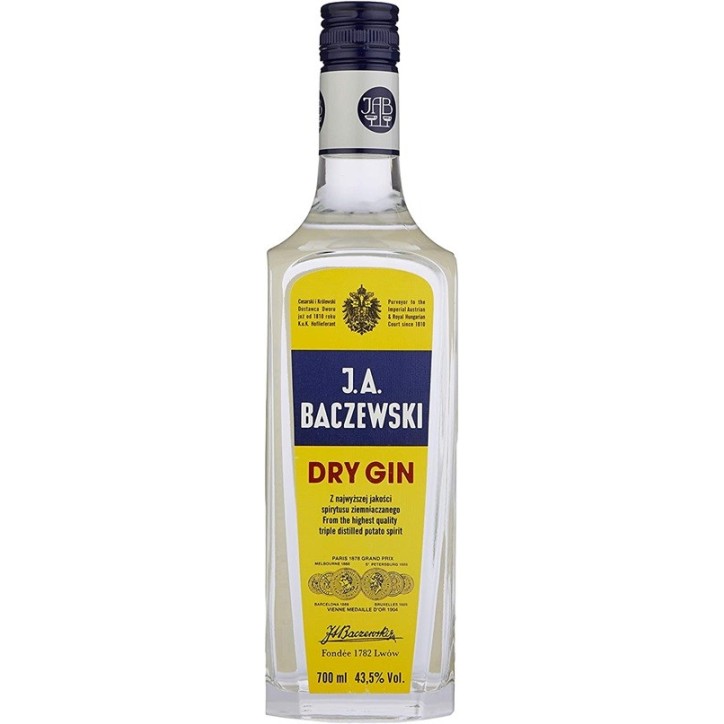 J.A. Baczewski Dry Gin 0,7L J.A. Baczewski Dry Gin 0,7L