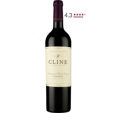 Cline Cellars Zinfandel Meadowbrook Ranch Single Vineyard Tehama County
