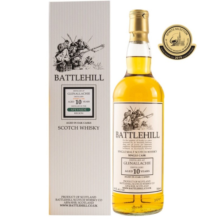 Battlehill Glenallachie 10 Year Whisky Duncan Taylor Battlehill Glenallachie 10 Year Whisky Duncan Taylor
