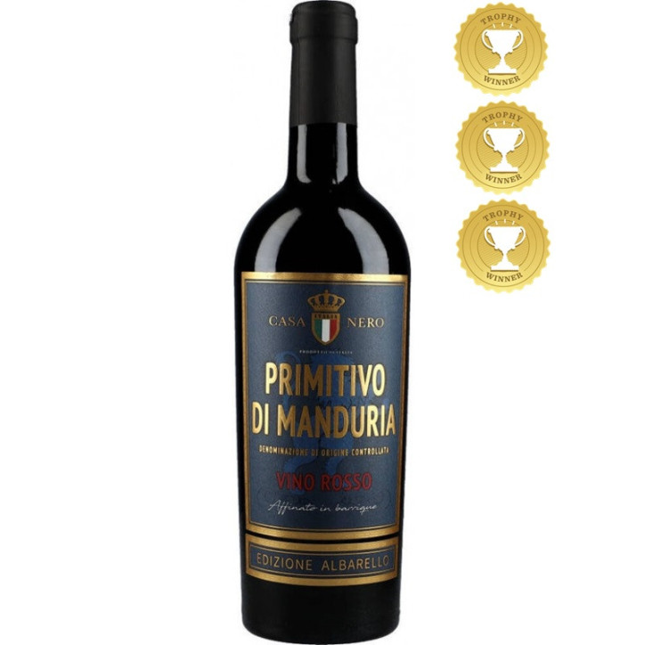 Edizione Albarello Casa Nero Primitivo Di Manduria Edizione Albarello Casa Nero Primitivo Di Manduria