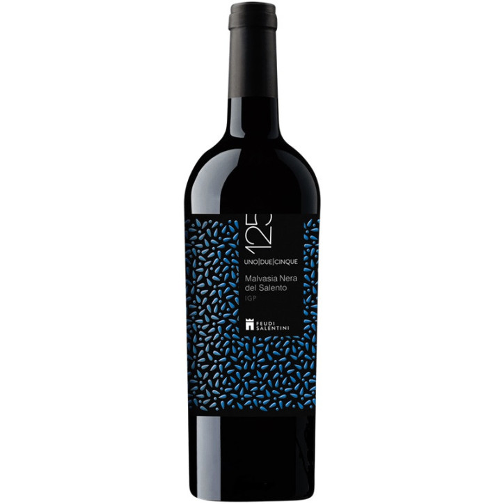 Uno Due Cinque 125 Malvasia Nera del Salento Feudi Salentini Uno Due Cinque 125 Malvasia Nera del Salento Feudi Salentini