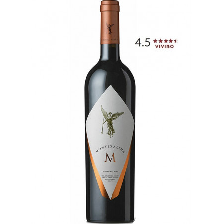 wino czerwone, wytrawne Montes Alpha M