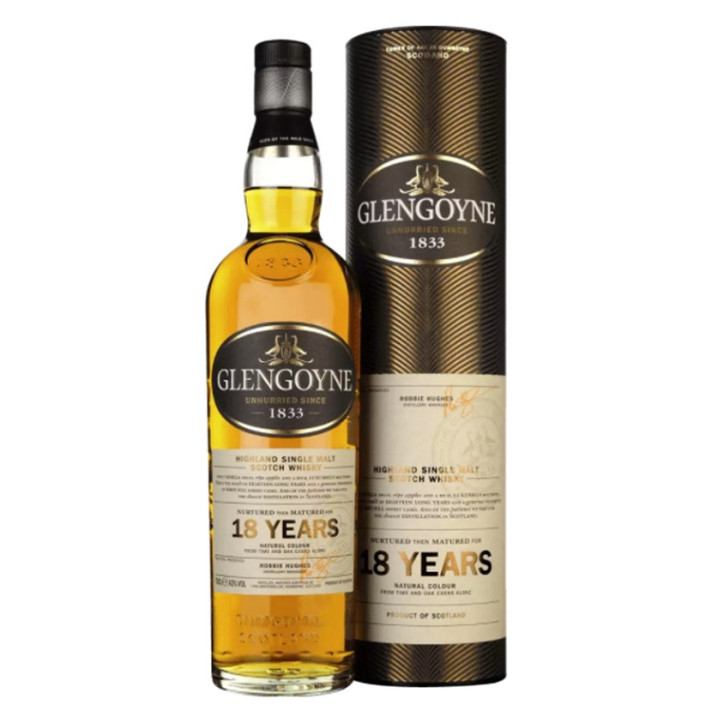 Glengoyne 18 Years Natured Then Matured For Single Malt Glengoyne 18 Years Natured Then Matured For Single Malt