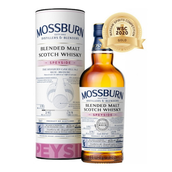 Mossburn Speyside Blended Malt Scotch Whisky