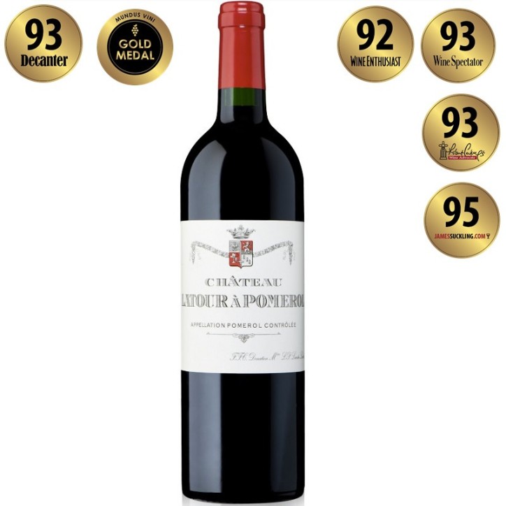 Pomerol Château Latour à Pomerol Bordeaux Francja Pomerol Château Latour à Pomerol Bordeaux Francja