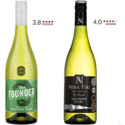 The Founder & Nika Tiki  Wina Nowozelandzkie Sauvignon Blanc