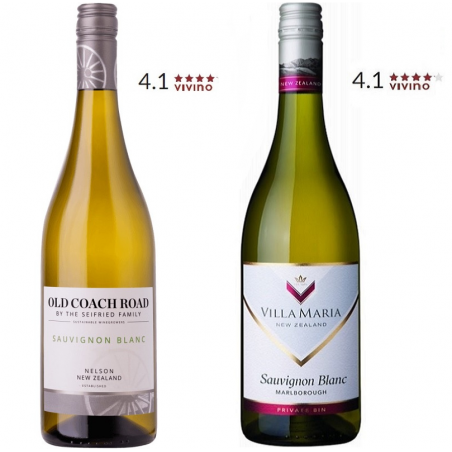 Seifried Estate Old Coach Road & Villa Maria Wina Nowozelandzkie Sauvignon Blanc