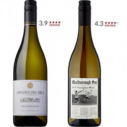 Lawsons Dry Hills & Marlborough Sun Wina Nowozelandzkie Sauvignon Blanc