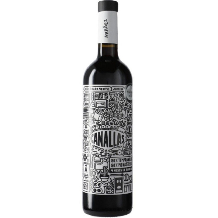 Bodegas Arraez Canallas Joven Tinto