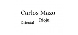 Carlos Mazo Rioja Oriental Hiszpania